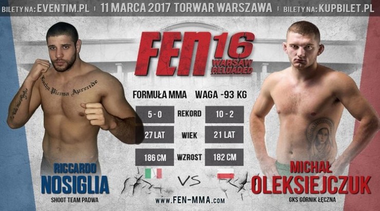 FEN 16: Oleksiejczuk - Nosiglia na warszawskim Torwarze!