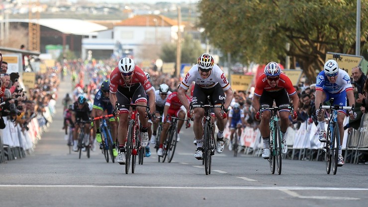 Dookoła Algarve: Greipel wygrał etap, Kwiatkowski wciąż drugi