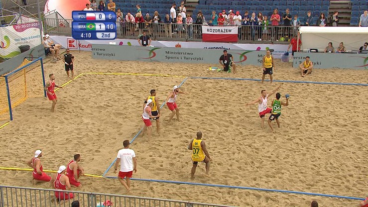 The World Games: Polacy poza podium w piłce ręcznej plażowej