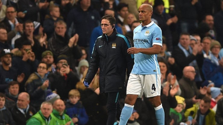 Kontuzjowany Kompany wypadł z gry na miesiąc