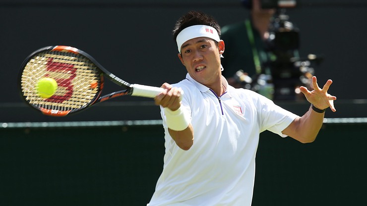 Wimbledon: Turniej bez "piątki". Wycofał się Nishikori