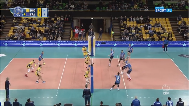 Heroiczna postawa siatkarzy Modeny. N'Gapeth zakończył akcję... lewą ręką