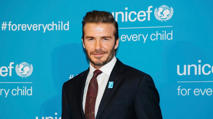 Beckham odwiedził byłych kolegów