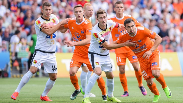 Lotto Ekstraklasa: Jagiellonia Białystok wygrała w Niecieczy