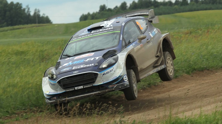 Rajd Polski: Tanak ponownie liderem w Mikołajkach, pech Neuville'a