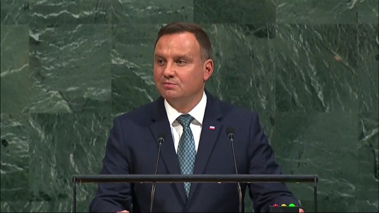 Duda na forum ONZ o próbach wpływania z zewnątrz na politykę wolnych narodów