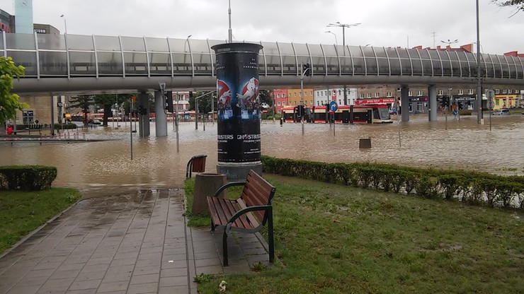 Ulewy sparaliżowały Gdańsk