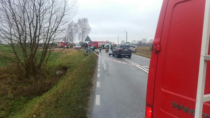 Wypadek w Postoliskach na Mazowszu. Trzy osoby nie żyją, trzy inne ranne