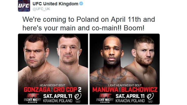 Janisz o UFC w Polsce: Lepiej późno niż wcale