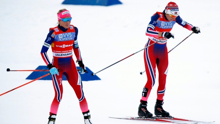 PŚ w biegach: Johaug znów poza zasięgiem, norweskie podium