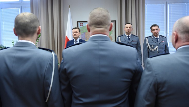 Błaszczak nagrodził funkcjonariuszy. M.in. za złapanie "Hossa"