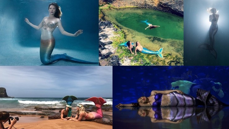 Dokładają sobie ogon, by pomóc chronić oceany. Syrenia moda opanowuje świat